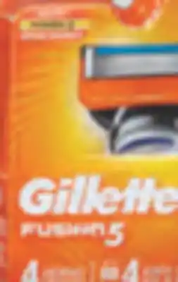 Familiprix GILLETTE, Selected cartridges or razors offer