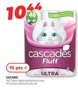 Familiprix CASCADES Fluff, Papier /Bathroom tissue, 24 /double rolls /or Tuff Enviro,/Paper towels, 12 jumbo rolls offer