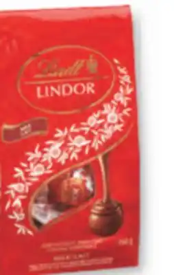 Familiprix LINDT, Lindor, Chocolate, 250 g offer