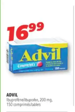 Familiprix ADVIL, Ibuprofen, 200 mg, 150 tablets offer