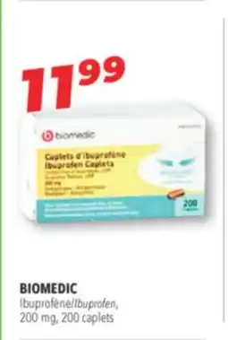 Familiprix BIOMEDIC, Ibuprofen, 200 mg, 200 caplets offer