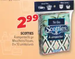 Familiprix SCOTTIES, To go, Tissues, 8 x 10 units offer