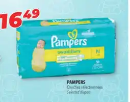 Familiprix PAMPERS, Selected diapers offer