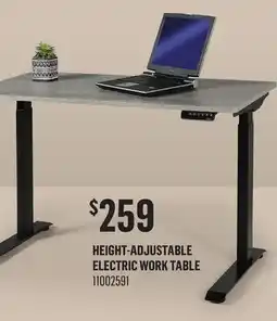 Canac Height-Adjustable Electric Work Table offer