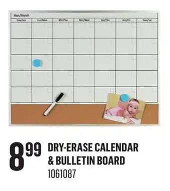 Canac Dry-Erase Calendar & Bulletin Board offer