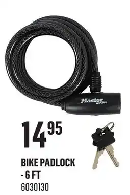 Canac Bike Padlock - 6 ft offer