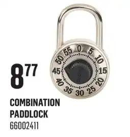 Canac Combination paddlock offer