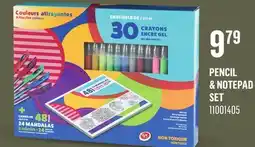 Canac Pencil & Notepad Set offer