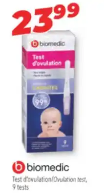 Familiprix BIOMEDIC Ovulation test, 9 tests offer