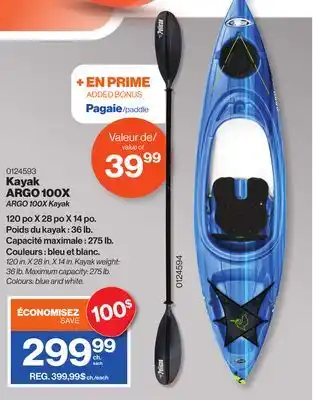 Patrick Morin ARGO 100X Kayak offer