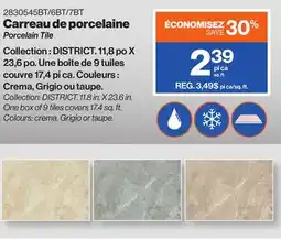 Patrick Morin Porcelain Tile offer