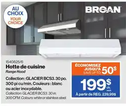 Patrick Morin BROAN Range Hood offer