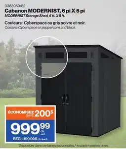 Patrick Morin MODERNIST Storage Shed, 6 ft. X 5 ft offer