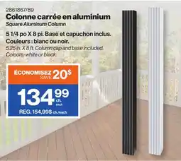 Patrick Morin Square Aluminum Column offer