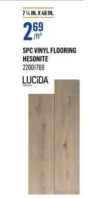 Canac SPC Vinyl Flooring offer