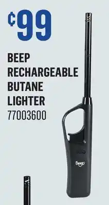 Canac Beep Rechargeable Butane Lighter offer