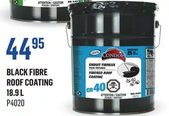 Canac Black Fibre Roof Coating 18.9 L offer