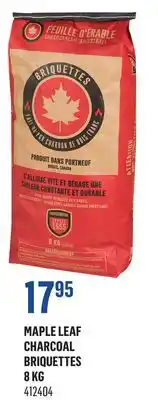 Canac Maple Leaf Charcoal Briquettes 8 kg offer
