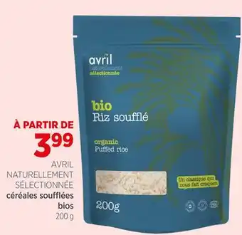 Avril Céréales soufflées bios offer