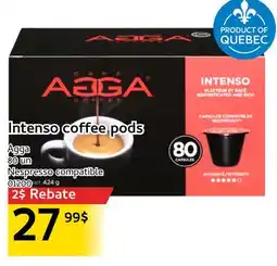 Mayrand Intenso coffee pods Agga offer