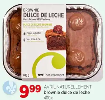 Avril Brownie dulce de leche offer