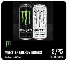 Canex MONSTER ENERGY DRINKS offer
