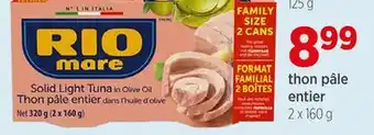 Avril Thon pâle entier offer