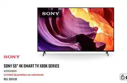 Canex SONY 55 4K SMART TV X80K SERIES offer