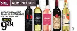 Marche Ami VIN ROUGE, BLANC OU ROSÉ | RED, WHITE OR ROSÉ WINE offer