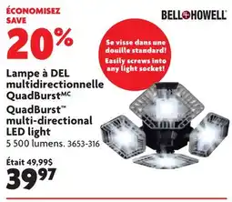 Home Hardware Quadburstmc Quadburst Multi-directional Led Light offer
