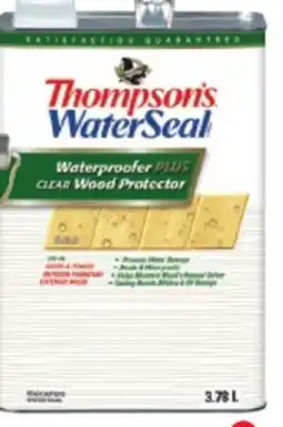 RONA THOMPSON'S exterior paint and stain offer