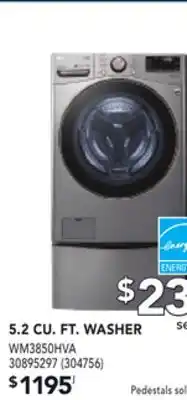 RONA LG 5.2 CU. FT. WASHER offer