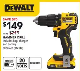RONA HAMMER DRILL offer