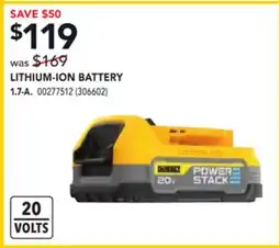 RONA LITHIUM-ION BATTERY offer