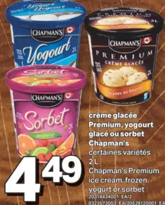 L'Intermarché CRÈME GLACÉE PREMIUM, YOGOURT GLACÉ OU SORBET, 2 L offer