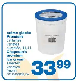 Wholesale Club CRÈME GLACÉE PREMIUM, 11,4 L offer