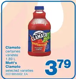 Wholesale Club Clamato, 1,89 L offer
