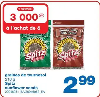 Wholesale Club GRAINES DE TOURNESOL, 210 G offer
