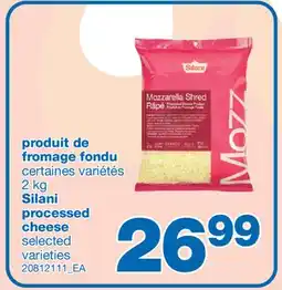 Wholesale Club PRODUIT DE FROMAGE FONDU, 2 KG Silani offer