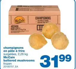 Wholesale Club CHAMPIGNONS EN PÂTE À FRIRE, 2,26 KG offer