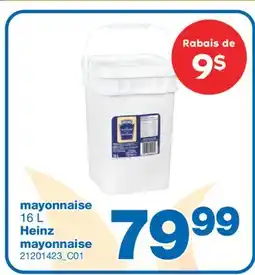 Wholesale Club MAYONNAISE, 16 L offer