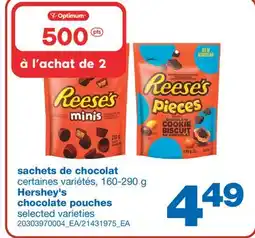 Wholesale Club SACHETS DE CHOCOLAT, 160-290 G offer