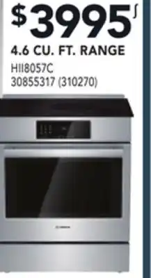 Réno Dépôt BOSCH 4.6 CU. FT. RANGE offer