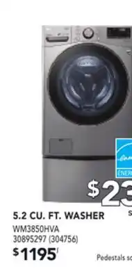 Réno Dépôt LG 5.2 CU. FT. WASHER offer