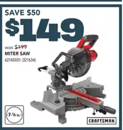 Réno Dépôt CRAFTSMAN MITER SAW offer