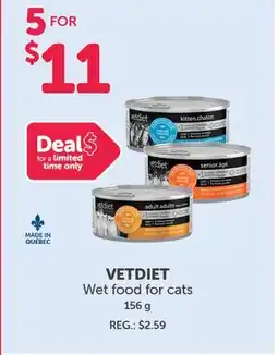 Mondou VETDIET Wet food for cats offer