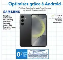 Walmart Samsung Galaxy S24 Postpaid Phone‡ offer
