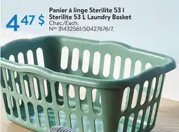 Walmart Sterilite 53L Laundry Basket offer
