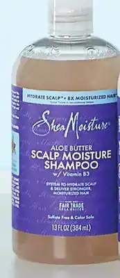 Walmart SheaMoisture Aloe Butter with Vitamin BB Scalp Moisture Shampoo offer