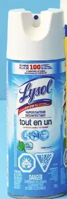 Walmart Lysol Disinfectant Spray 350 g offer